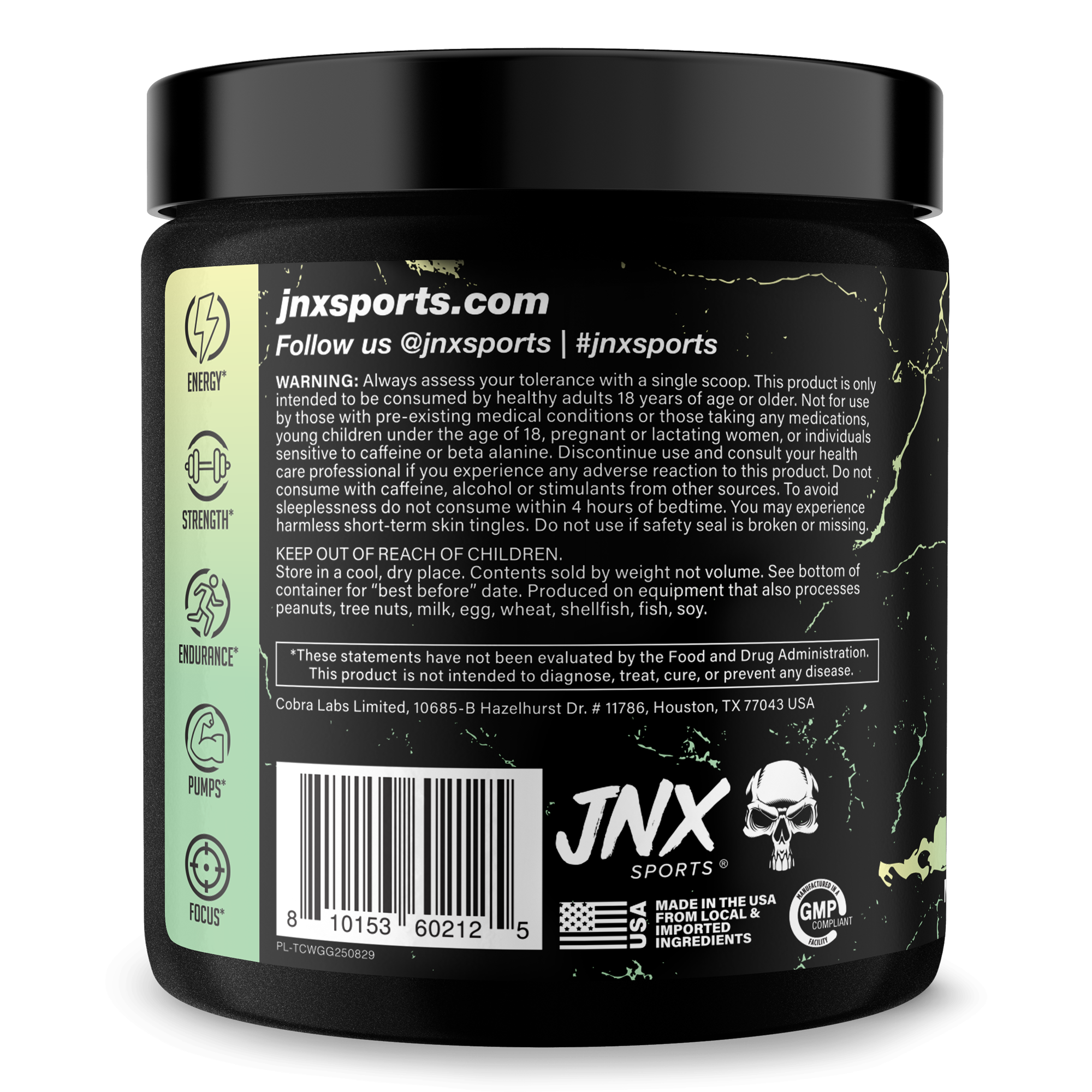 Pre-Workout Energy Performance Formula Powder