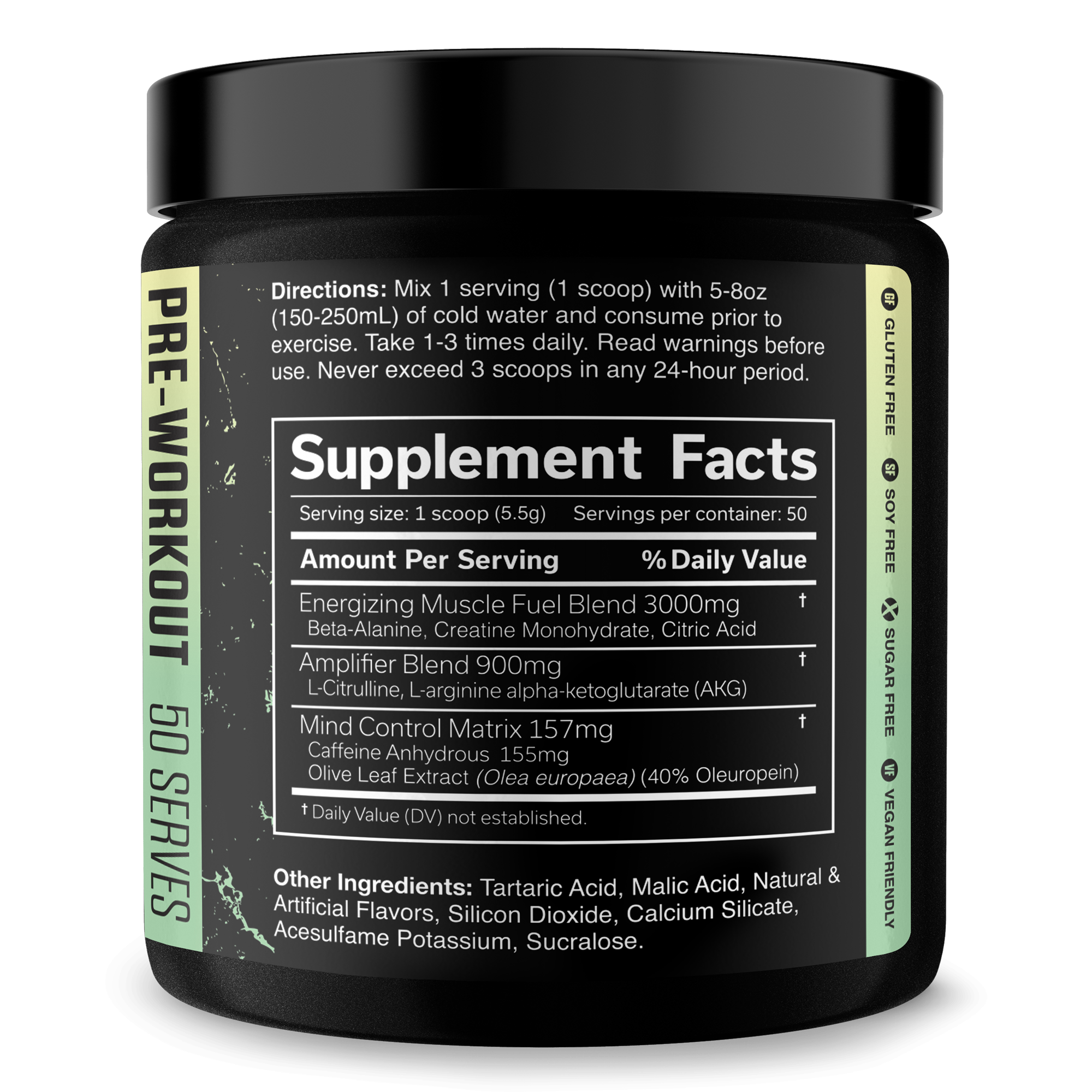 Pre-Workout Energy Performance Formula Powder