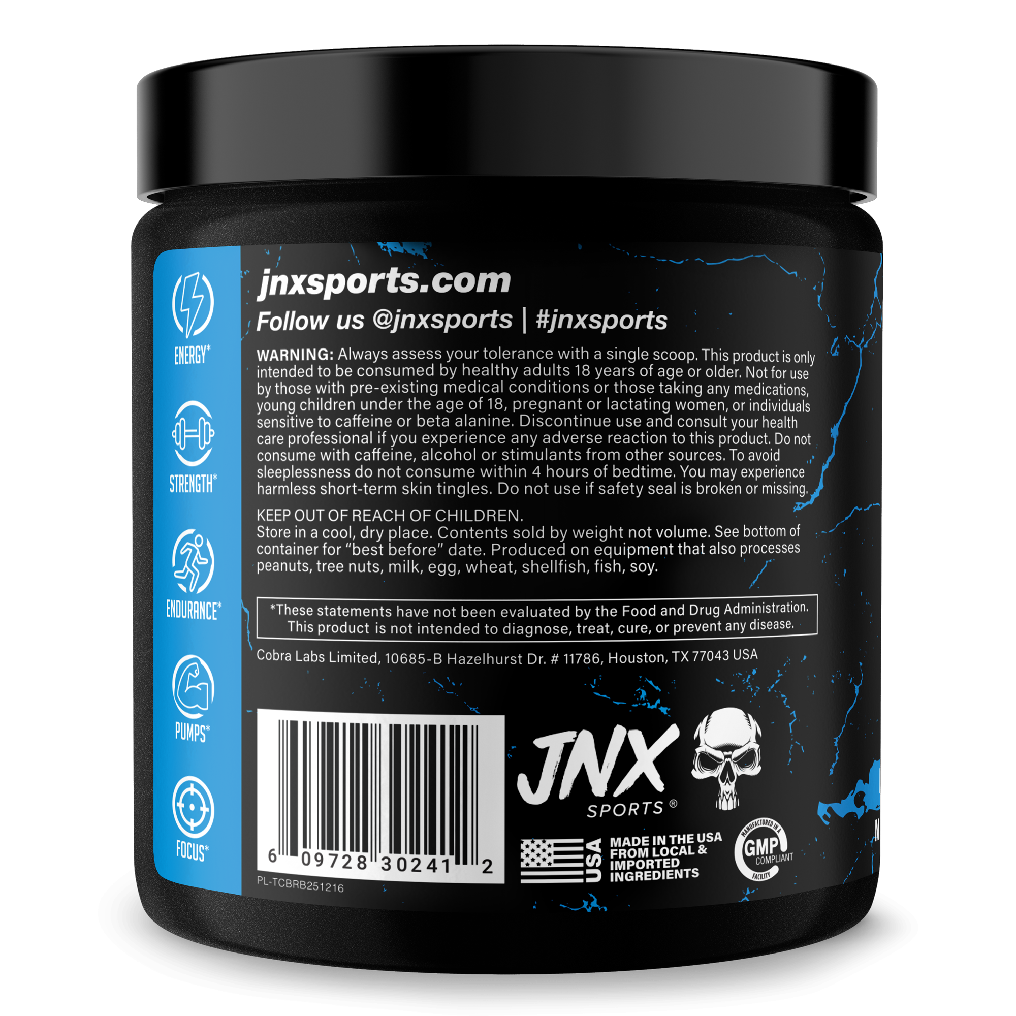Pre-Workout Energy Performance Formula Powder