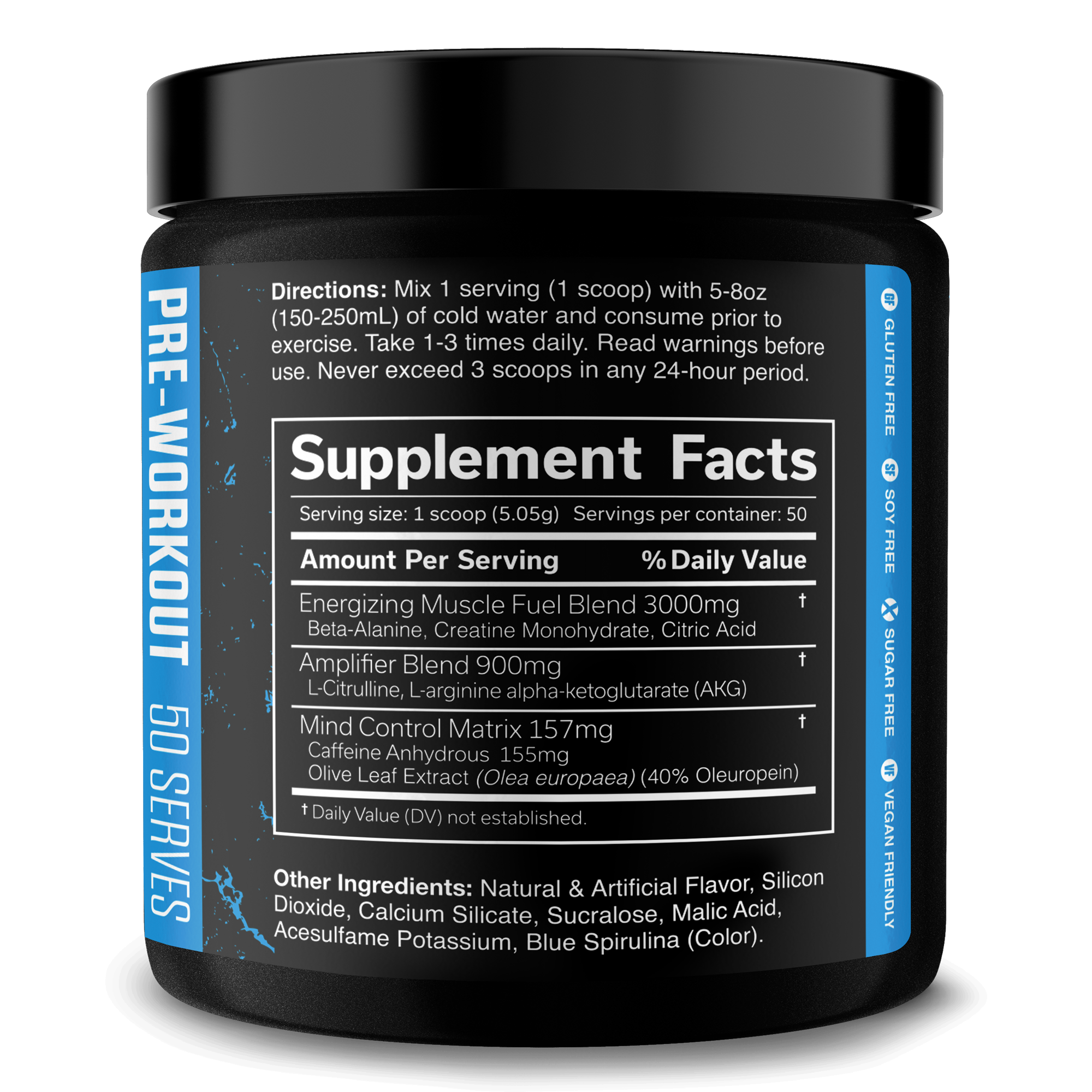 Pre-Workout Energy Performance Formula Powder