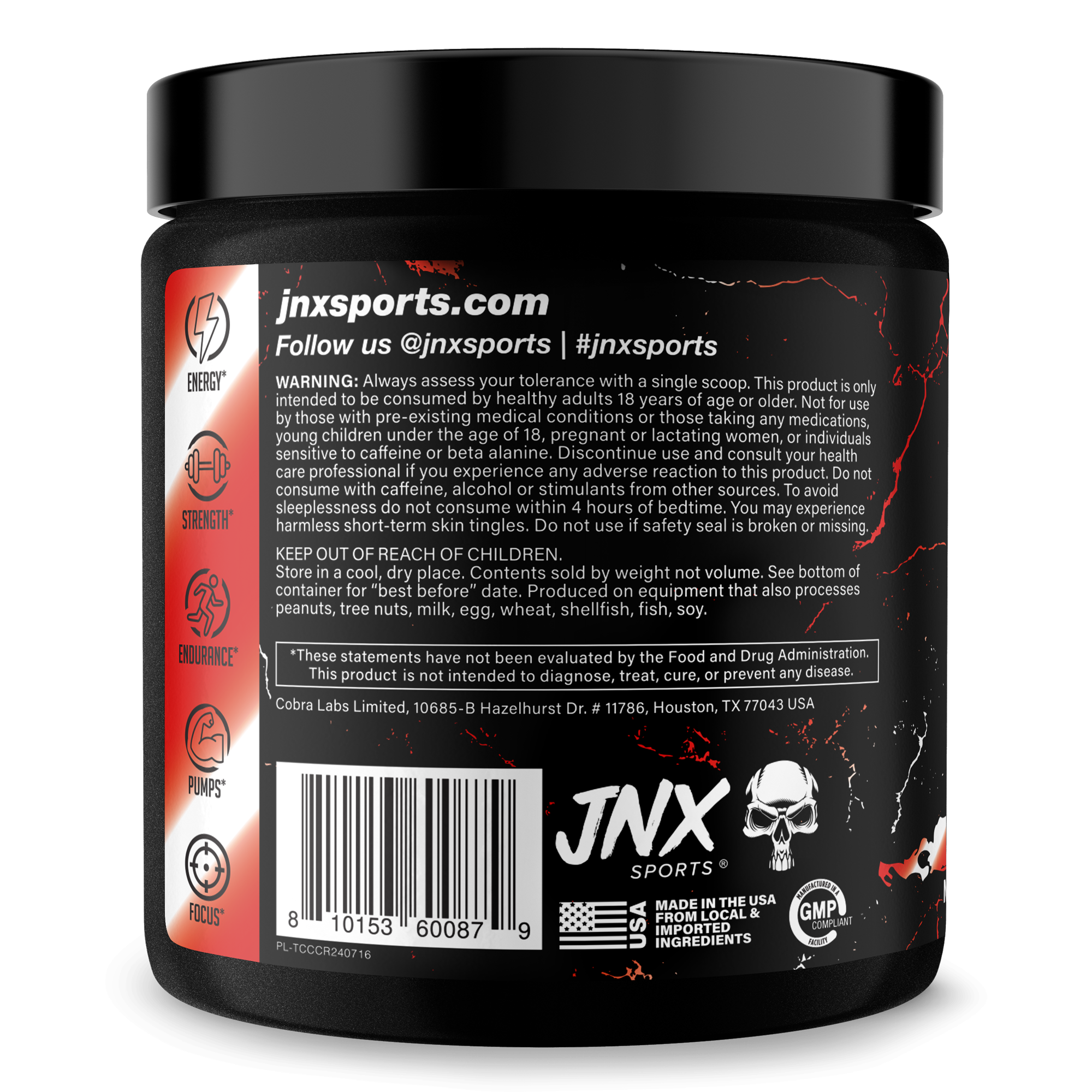 Pre-Workout Energy Performance Formula Powder