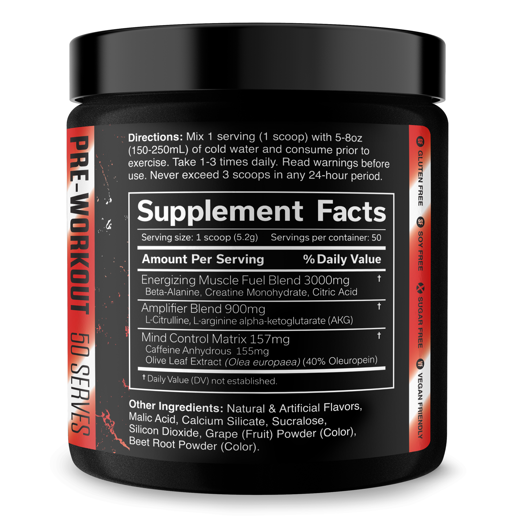 Pre-Workout Energy Performance Formula Powder