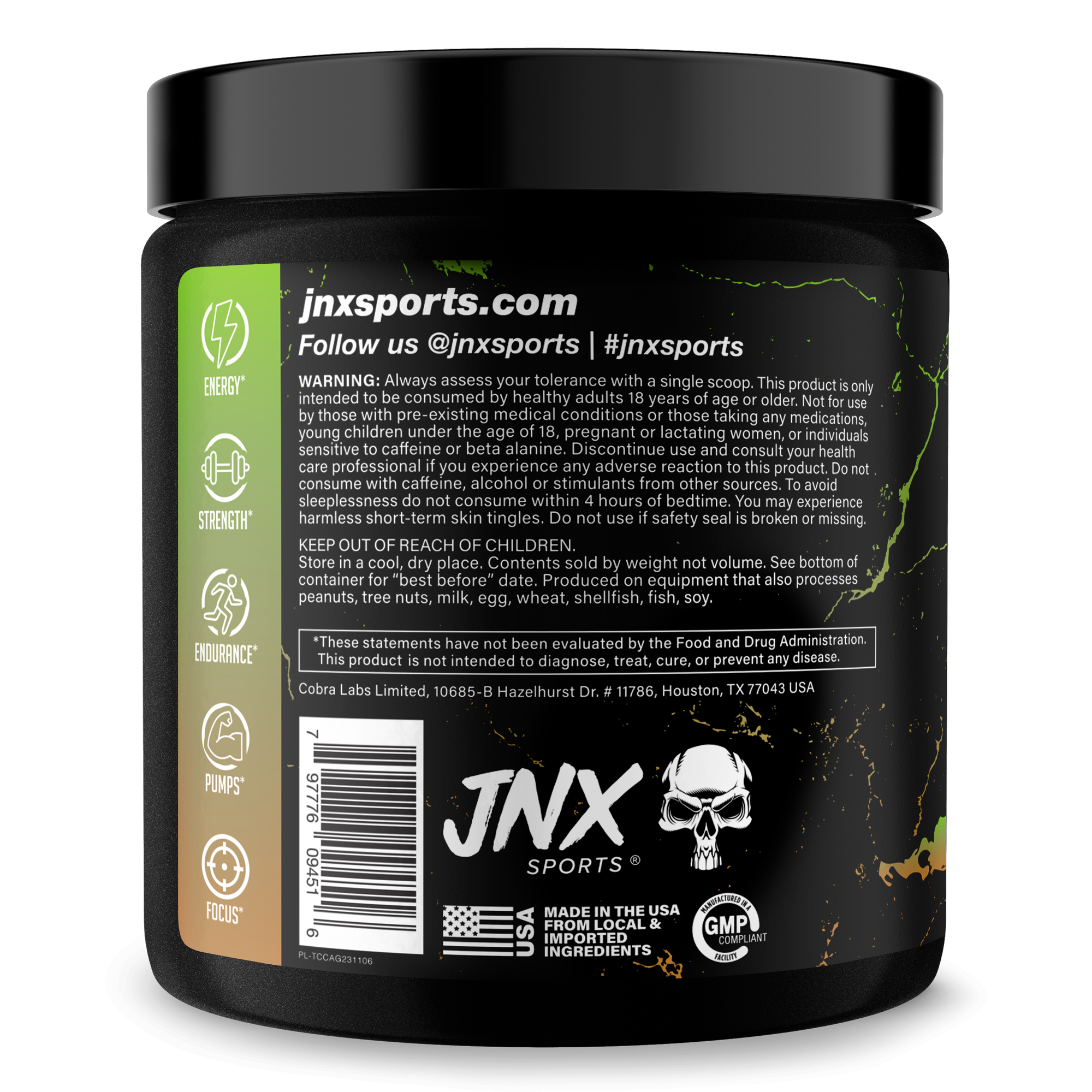 Pre-Workout Energy Performance Formula Powder