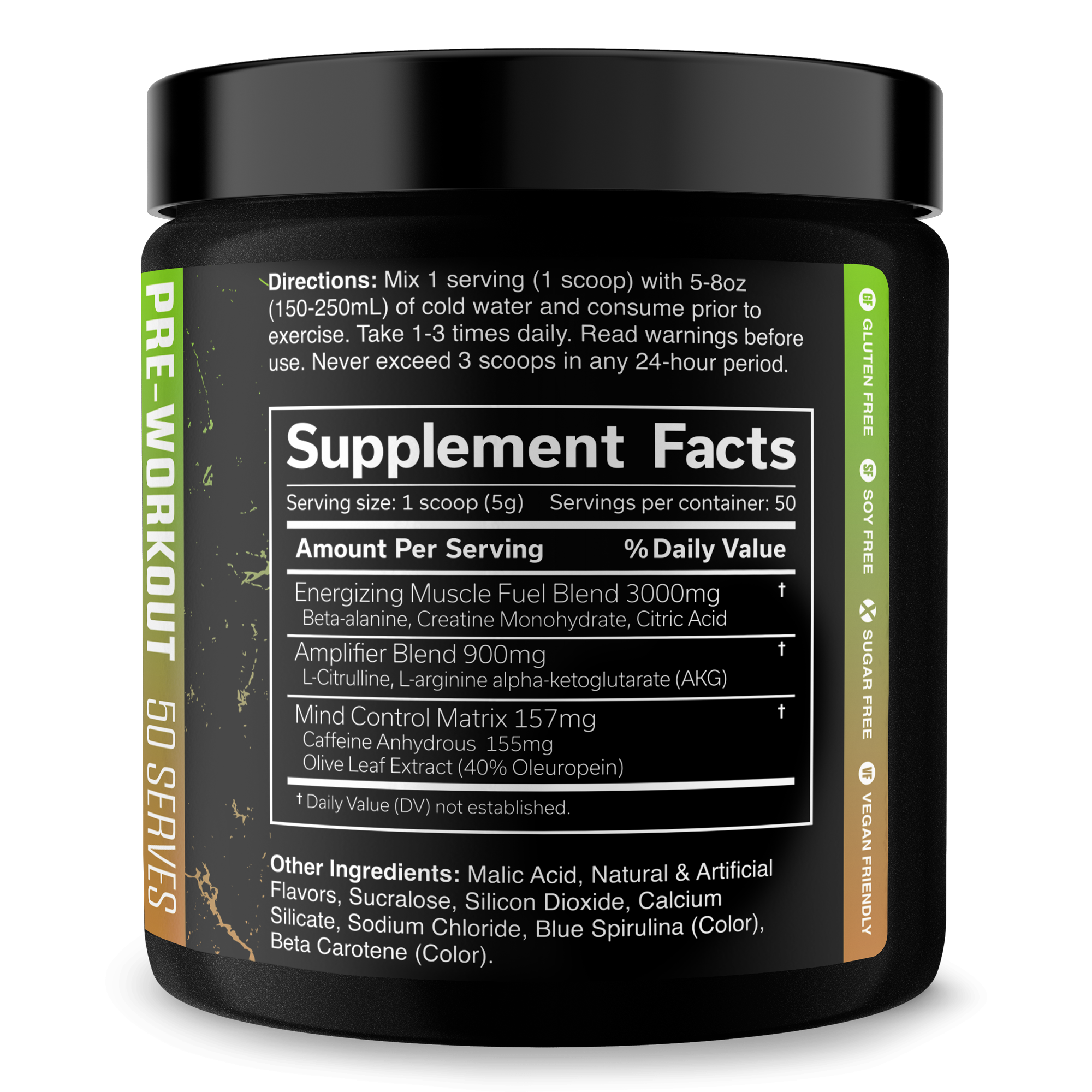 Pre-Workout Energy Performance Formula Powder