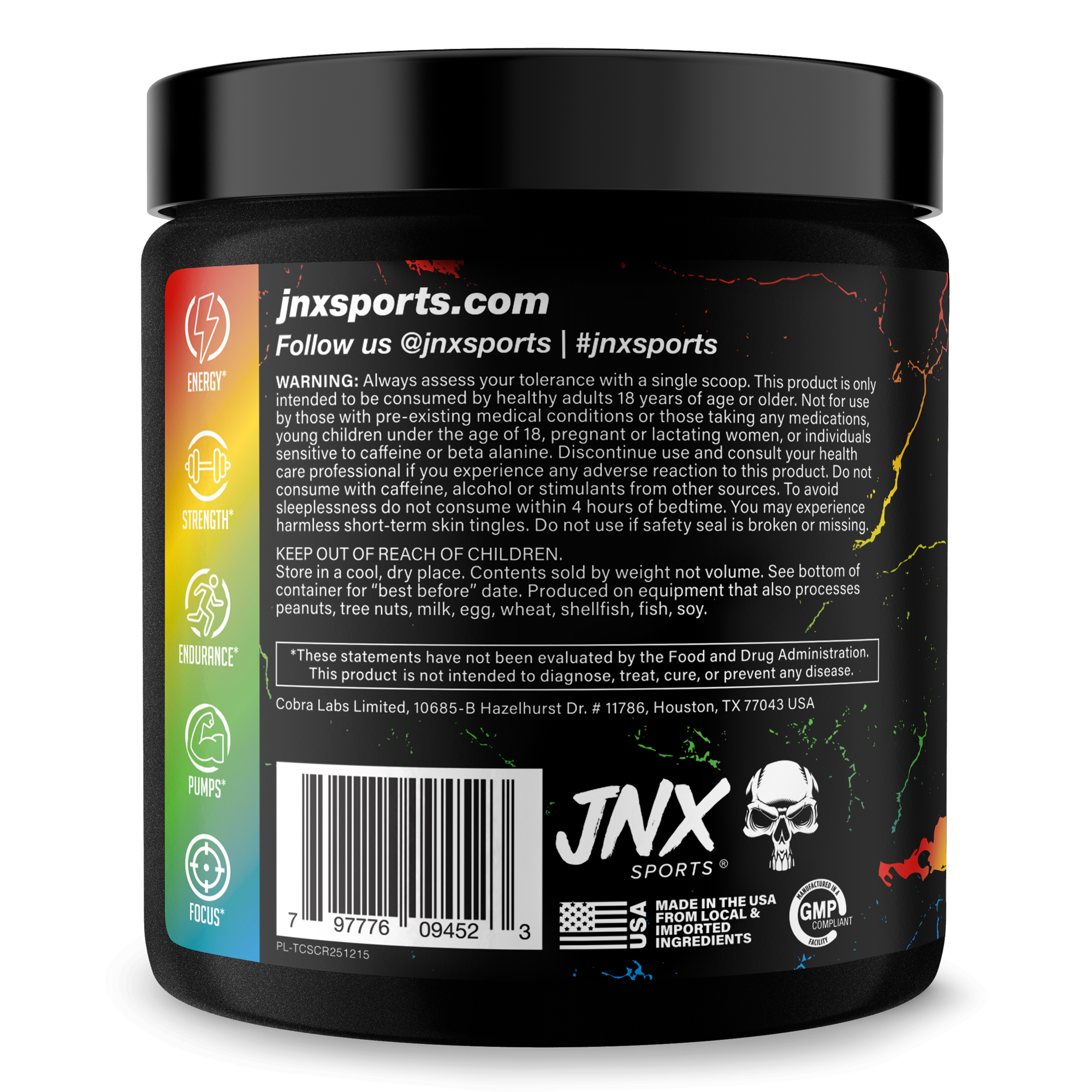 Pre-Workout Energy Performance Formula Powder