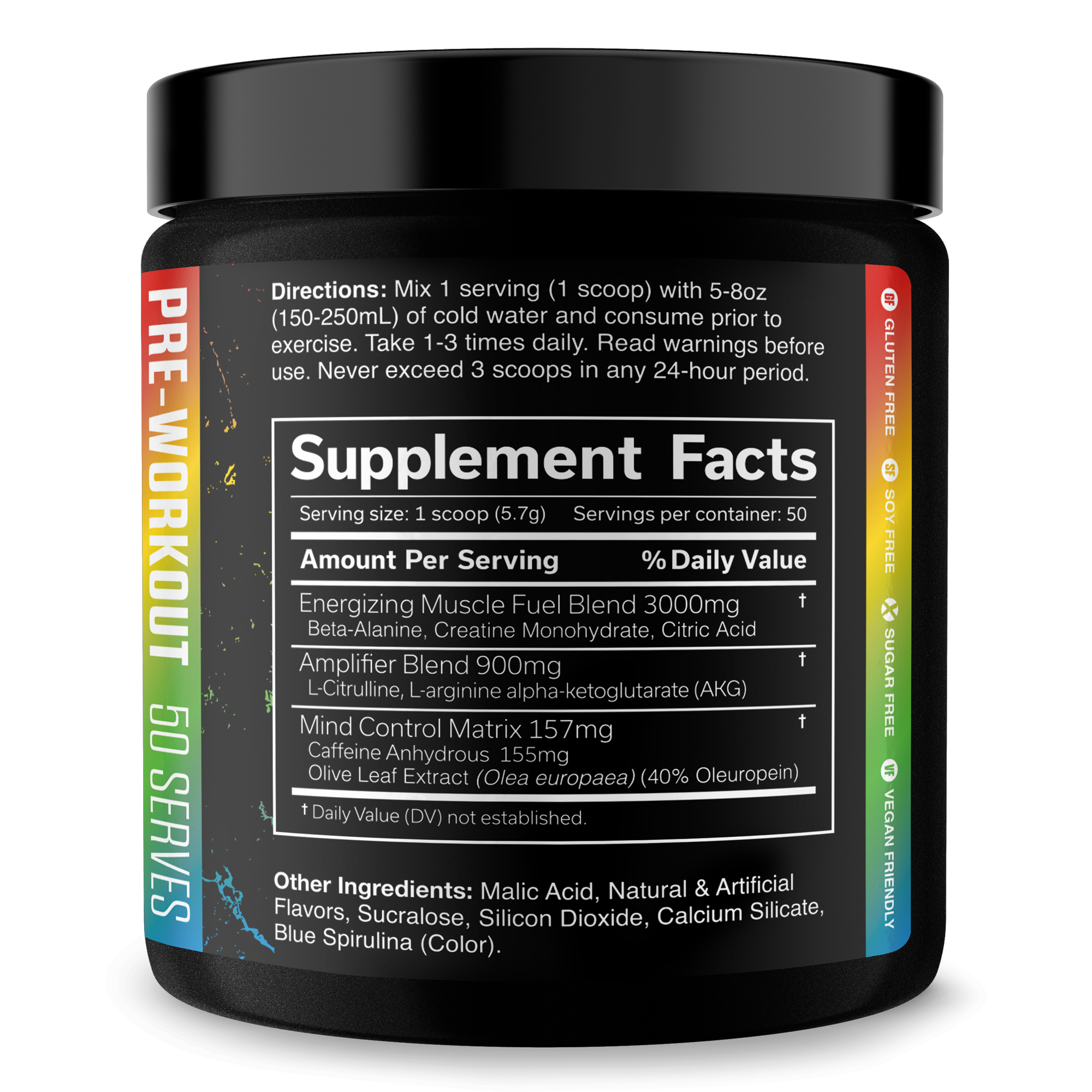 Pre-Workout Energy Performance Formula Powder