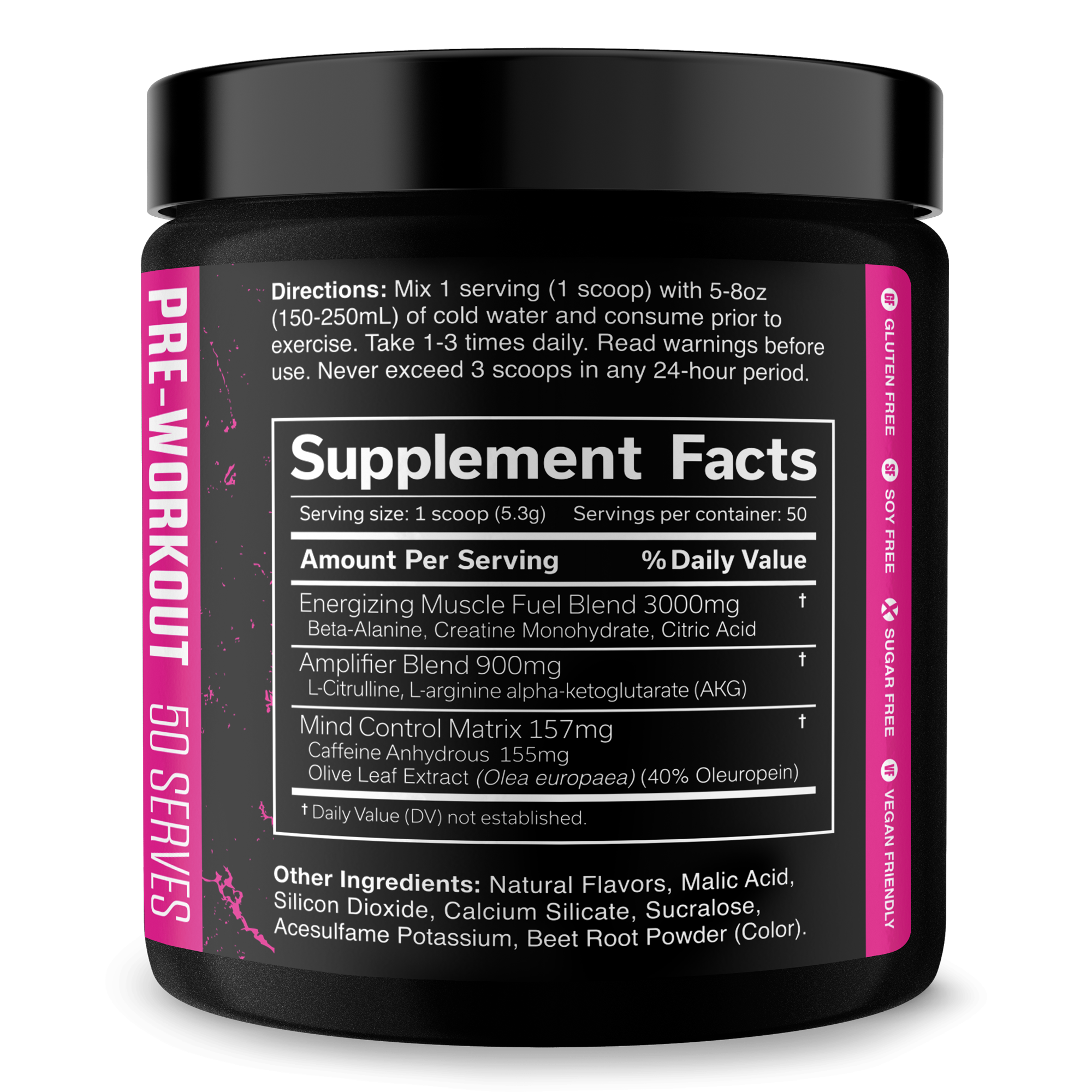 Pre-Workout Energy Performance Formula Powder