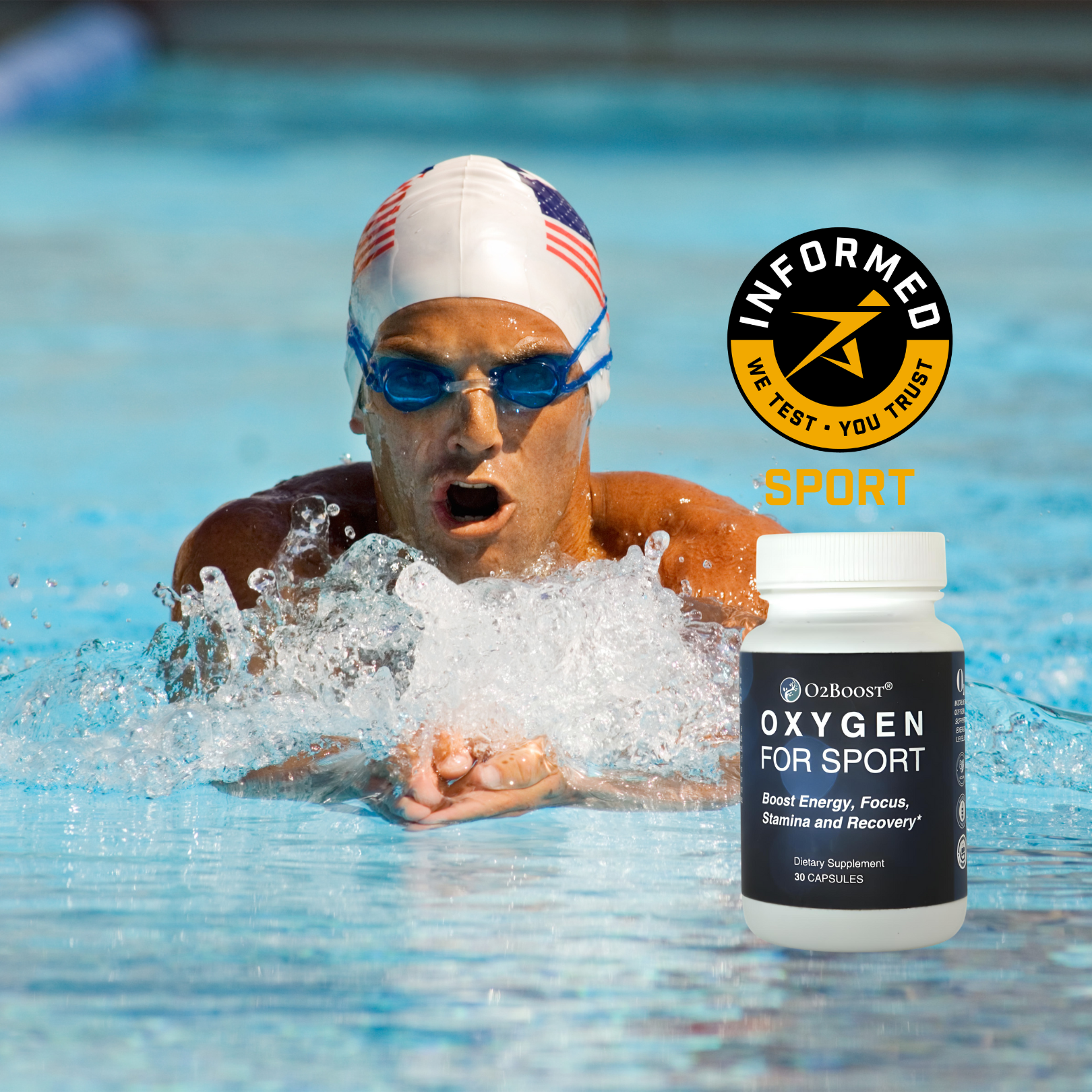 Oxygen for Sport Performance Support Fitness Supplement Formula