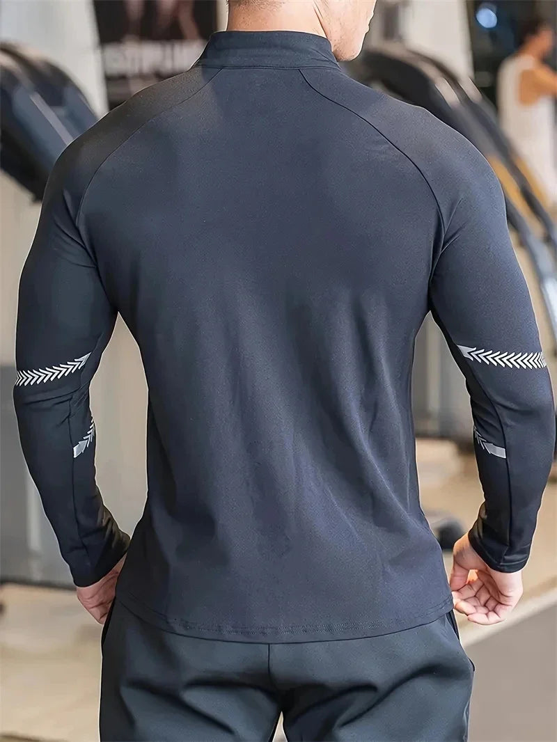 Men's Compression Sports Jacket Quick Dry Fitness Wear