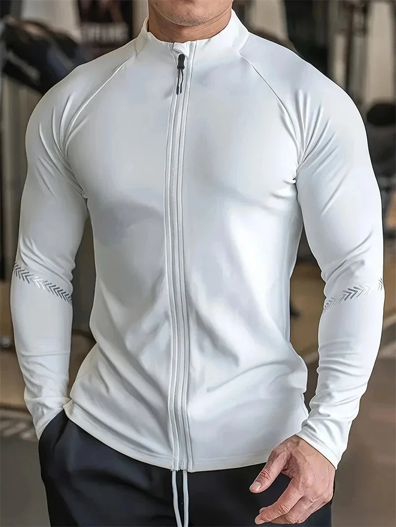 Men's Compression Sports Jacket Quick Dry Fitness Wear