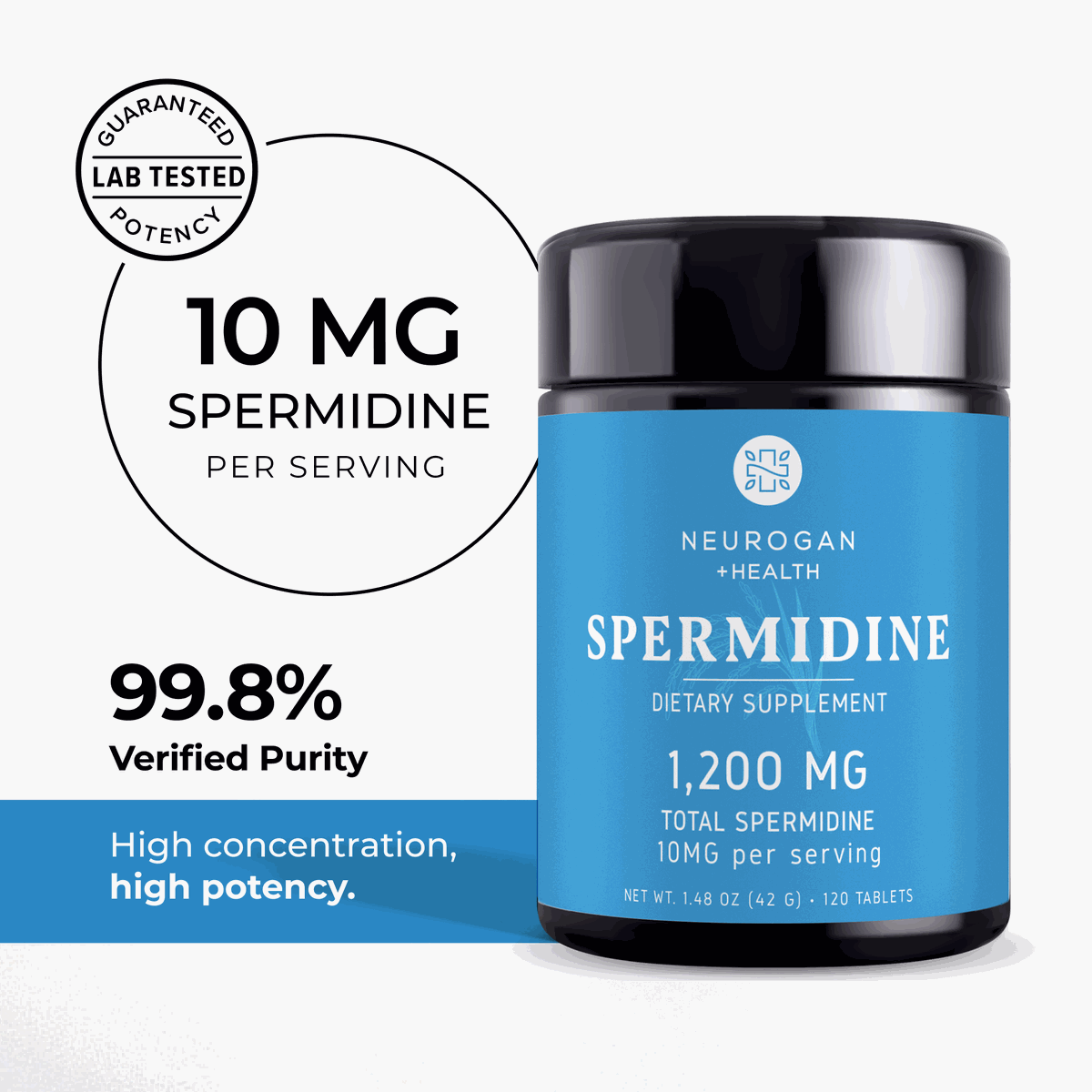 Spermidine Supplement Tablets Daily Healthy Aging Support Formula