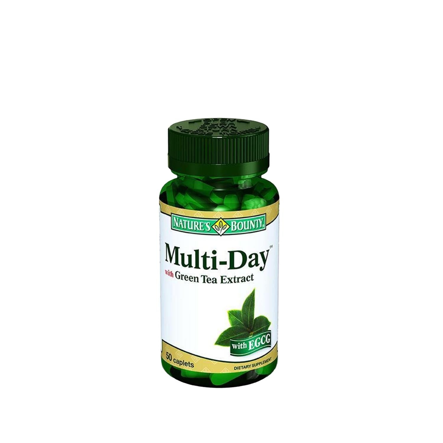 Nature's Bounty Daily Multivitamin with Green Tea Extract Tablets