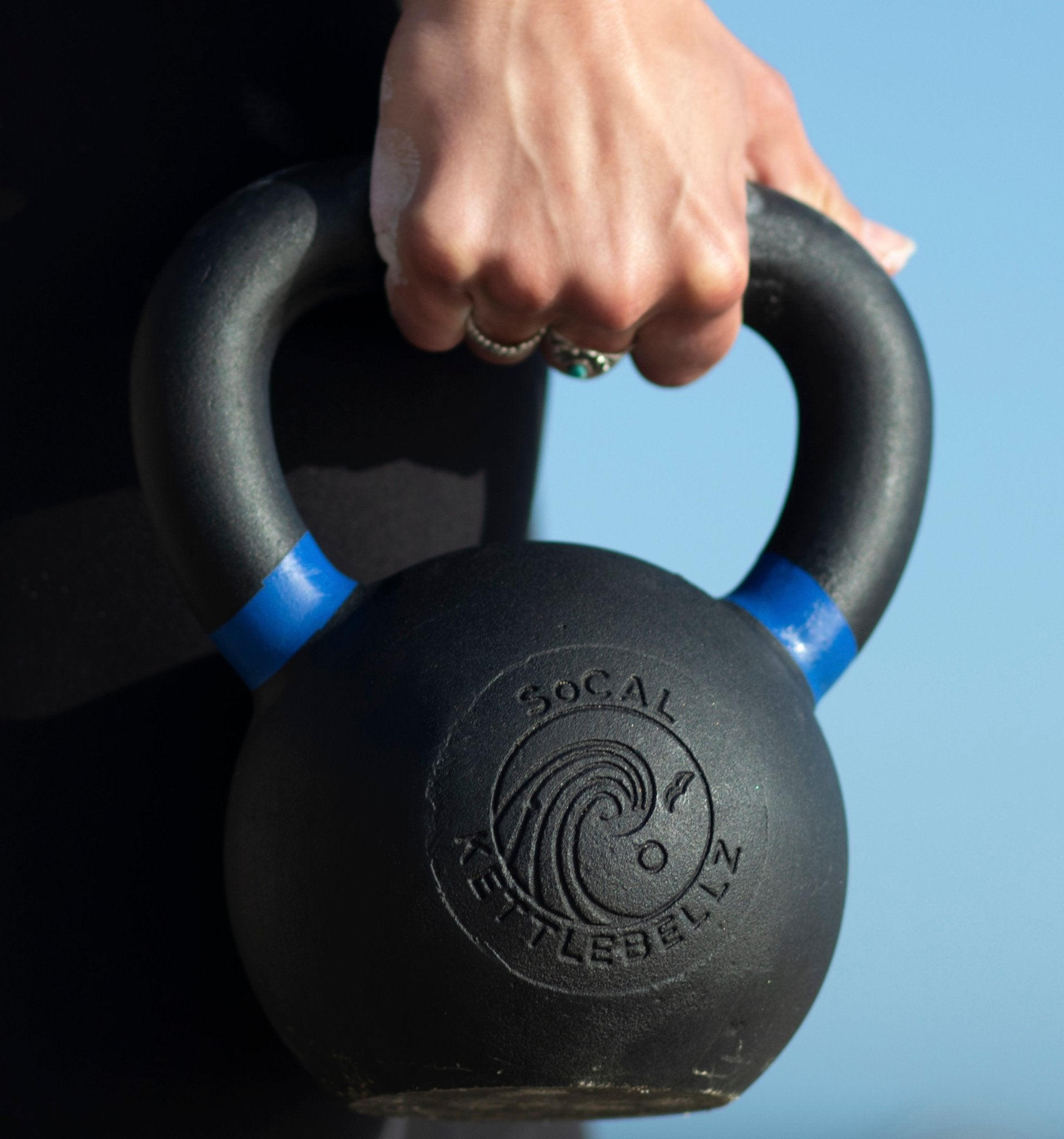 Powder Coated Cast Iron Kettlebell for Strength Training