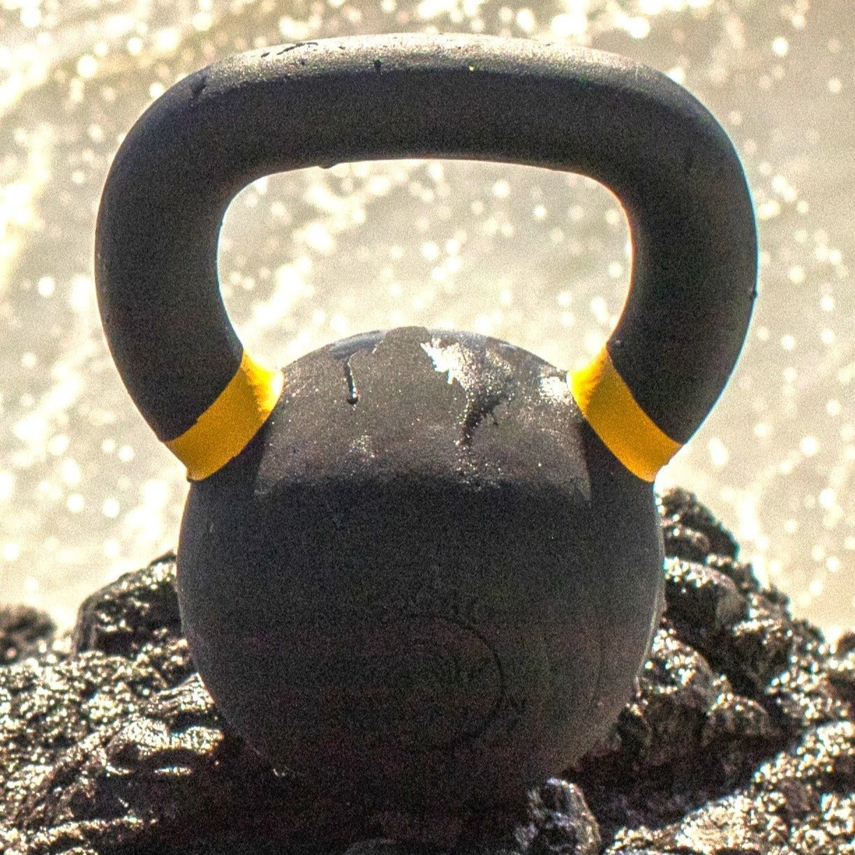 Powder Coated Cast Iron Kettlebell for Strength Training