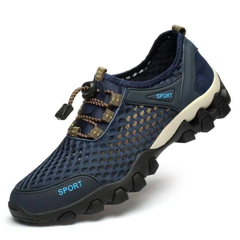 Men's Breathable Mesh Outdoor Running Shoes Anti-Slip Lightweight